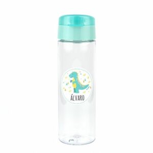 Botella dinosaurio personalizada
