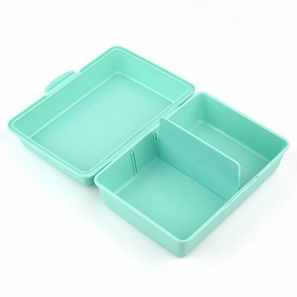 Caja porta alimentos arcoiris personalizada - Imagen 3