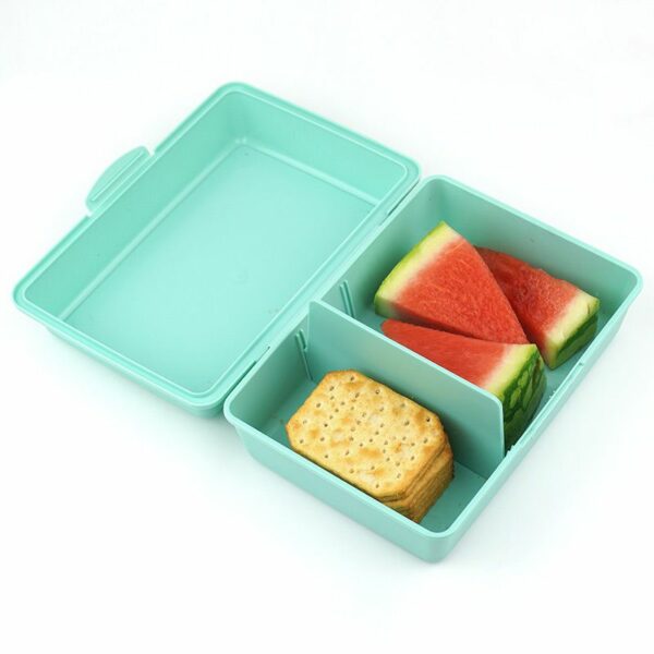 Caja porta alimentos arcoiris personalizada - Imagen 4