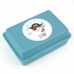 Caja porta alimentos personalizada pirata
