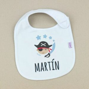 Babero pirata personalizado