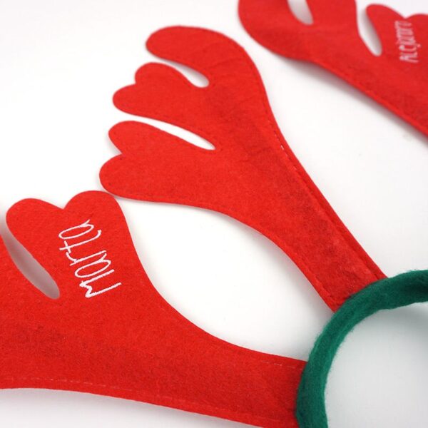 Diadema Navidad reno personalizada - Imagen 3