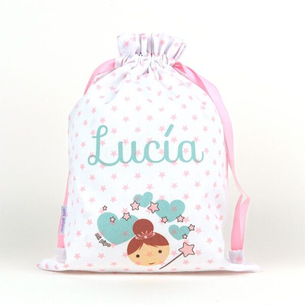 Saquito hada personalizado