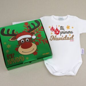 Body Mi primera Navidad bolas