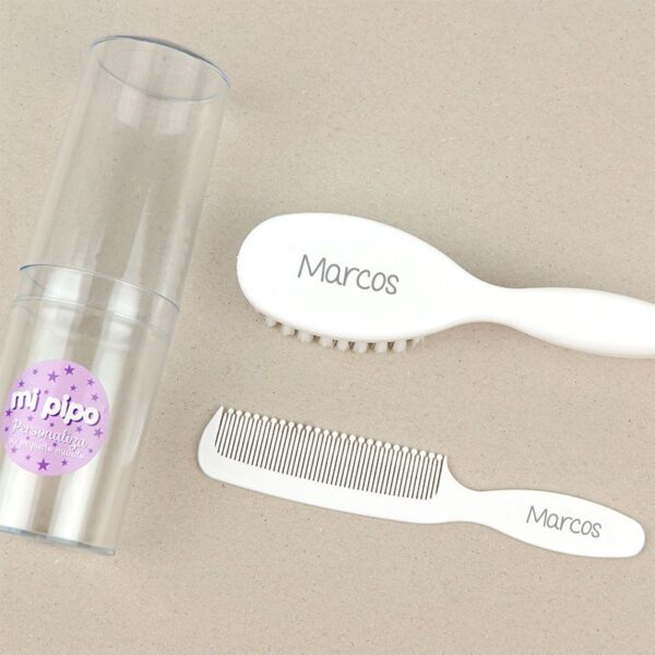 Set peine y cepillo personalizados - Imagen 2