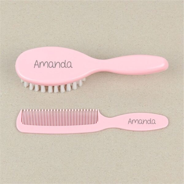 Set peine y cepillo personalizados