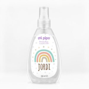 Agua de colonia arcoiris personalizada
