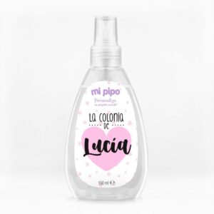 Agua de colonia personalizada la colonia de corazón rosa