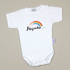 Body personalizado arcoiris nube