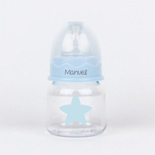 Biberón estrella azul 150ml personalizado