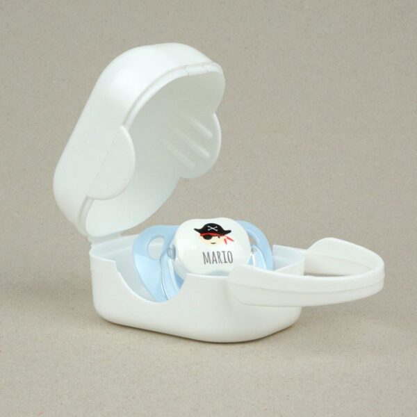 Cajita portachupetes estrella azul personalizada - Imagen 3