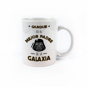 Taza personalizada El mejor padre de la galaxia