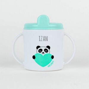 Taza panda menta personalizada
