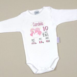 Body datos nacimiento cisne personalizado