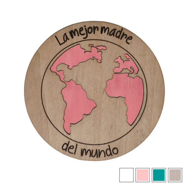 Placa Mejor Madre del Mundo