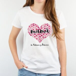 Camiseta mamá corazón