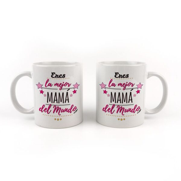 Taza Mamá eres la mejor mamá del mundo - Imagen 2