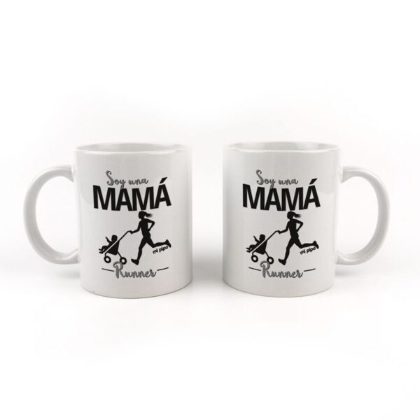 Taza Soy una mamá runner - Imagen 2