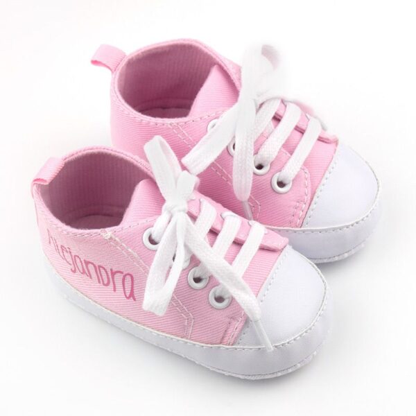 Caja zapatillas rosa personalizada - Imagen 2