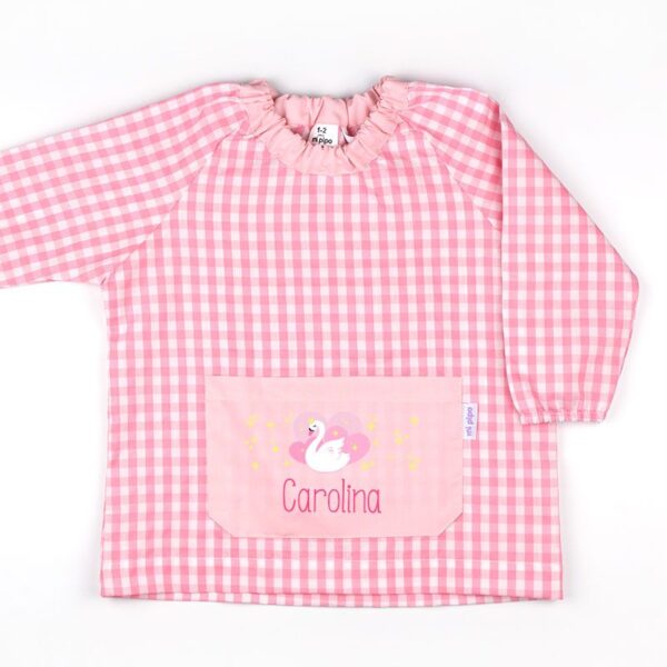 Babi bolsillo cisne rosa personalizado