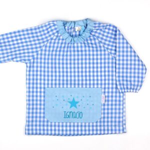 Babi bolsillo estrella azul personalizado