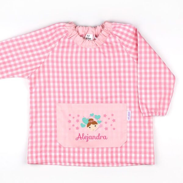 Babi bolsillo hada rosa personalizado