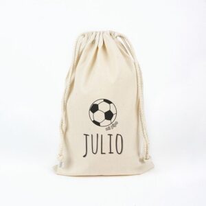 Bolsa algodón balón fútbol personalizado