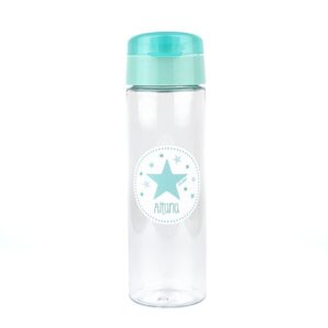Botella estrella menta personalizada