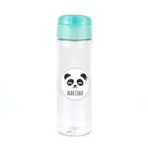 Botella panda menta personalizada
