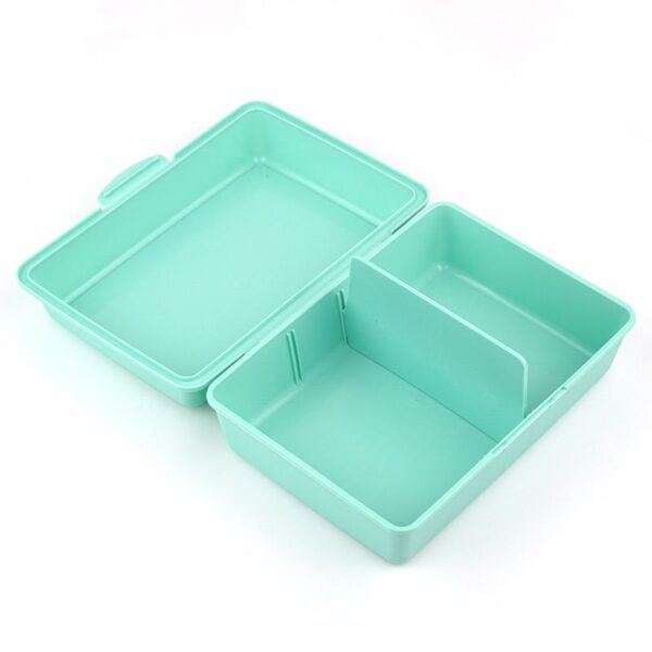 Caja porta alimentos personalizada estrella menta - Imagen 2