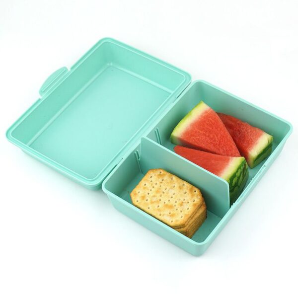 Caja porta alimentos personalizada estrella menta - Imagen 3