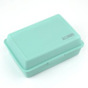 Caja porta alimentos personalizada menta