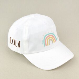 Gorra infantil arcoiris soft personalizada