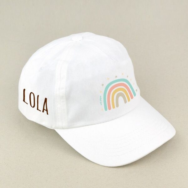 Gorra infantil arcoiris soft personalizada