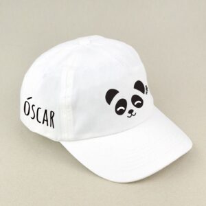 Gorra infantil panda personalizada