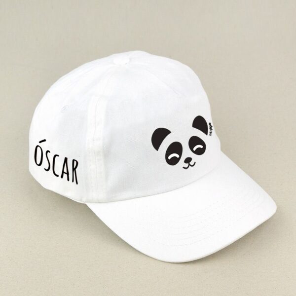 Gorra infantil panda personalizada