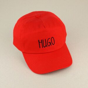 Gorra infantil personalizada roja