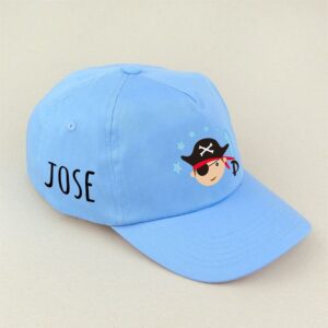 Gorra infantil pirata personalizada