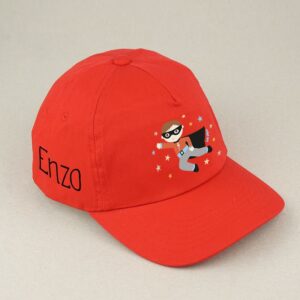 Gorra infantil superhéroe personalizada