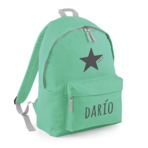 Mochila junior menta personalizada
