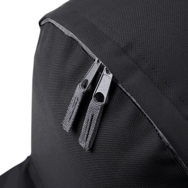 Mochila junior negra personalizada en blanco - Imagen 3
