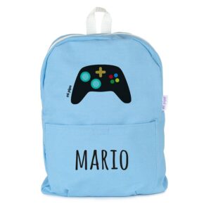 Mochila mediana lona personalizada consola color a elegir
