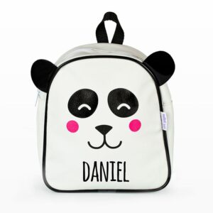 Mochila personalizada zoo panda blanco
