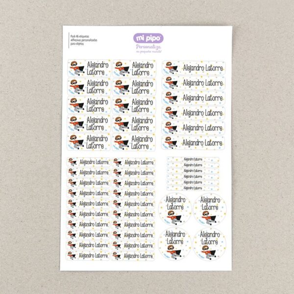 Pack Mi Guarde superhéroe personalizado - Imagen 8