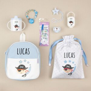 Pack El Primero de la clase pirata personalizado.
