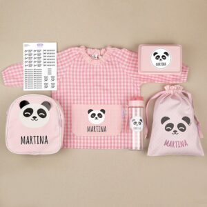 Pack Mi Guarde panda rosa personalizado