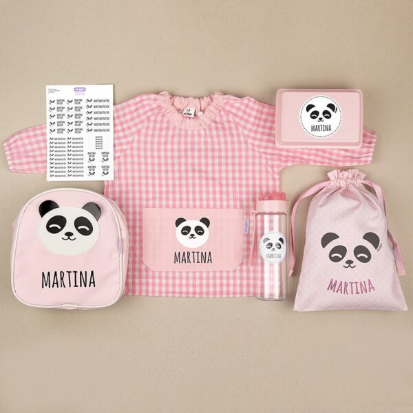 Pack Mi Guarde panda rosa personalizado