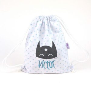 Petate antifaz azul personalizado