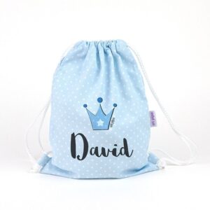 Petate corona azul personalizado