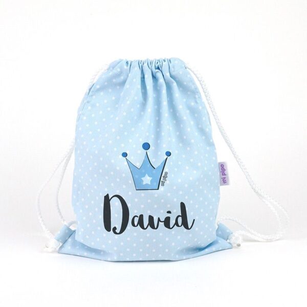 Petate corona azul personalizado